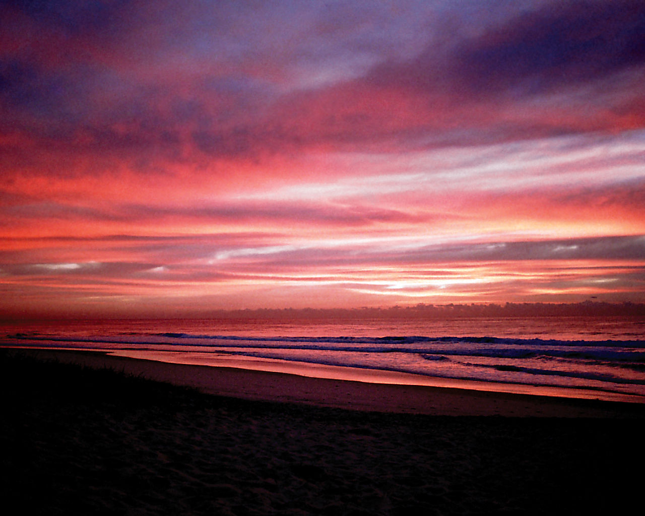 Morning scenery of Gold Coast #1 - 1280x1024