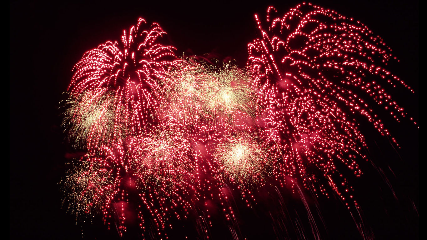 Fireworks #3 - 1366x768