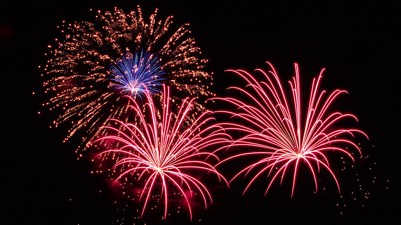 Fireworks #12 - 1366x768