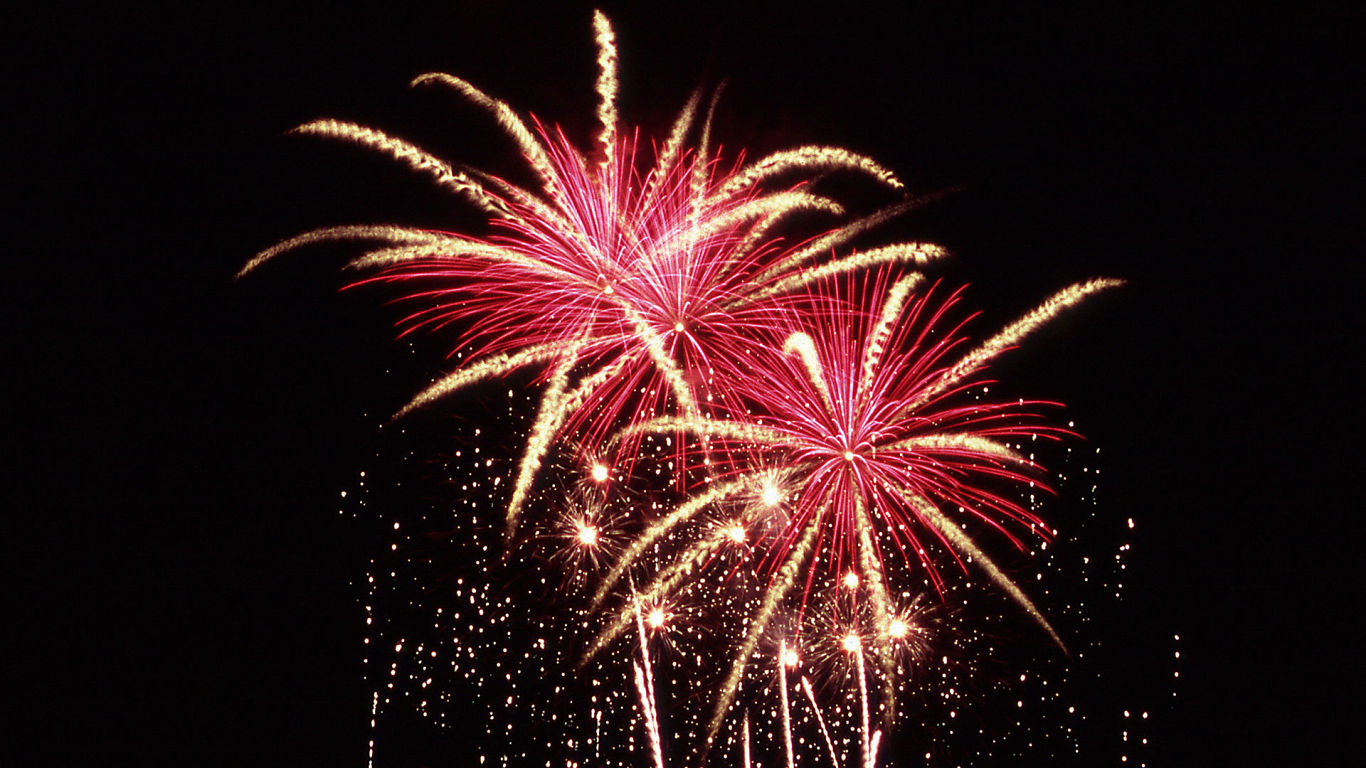 Fireworks #22 - 1366x768