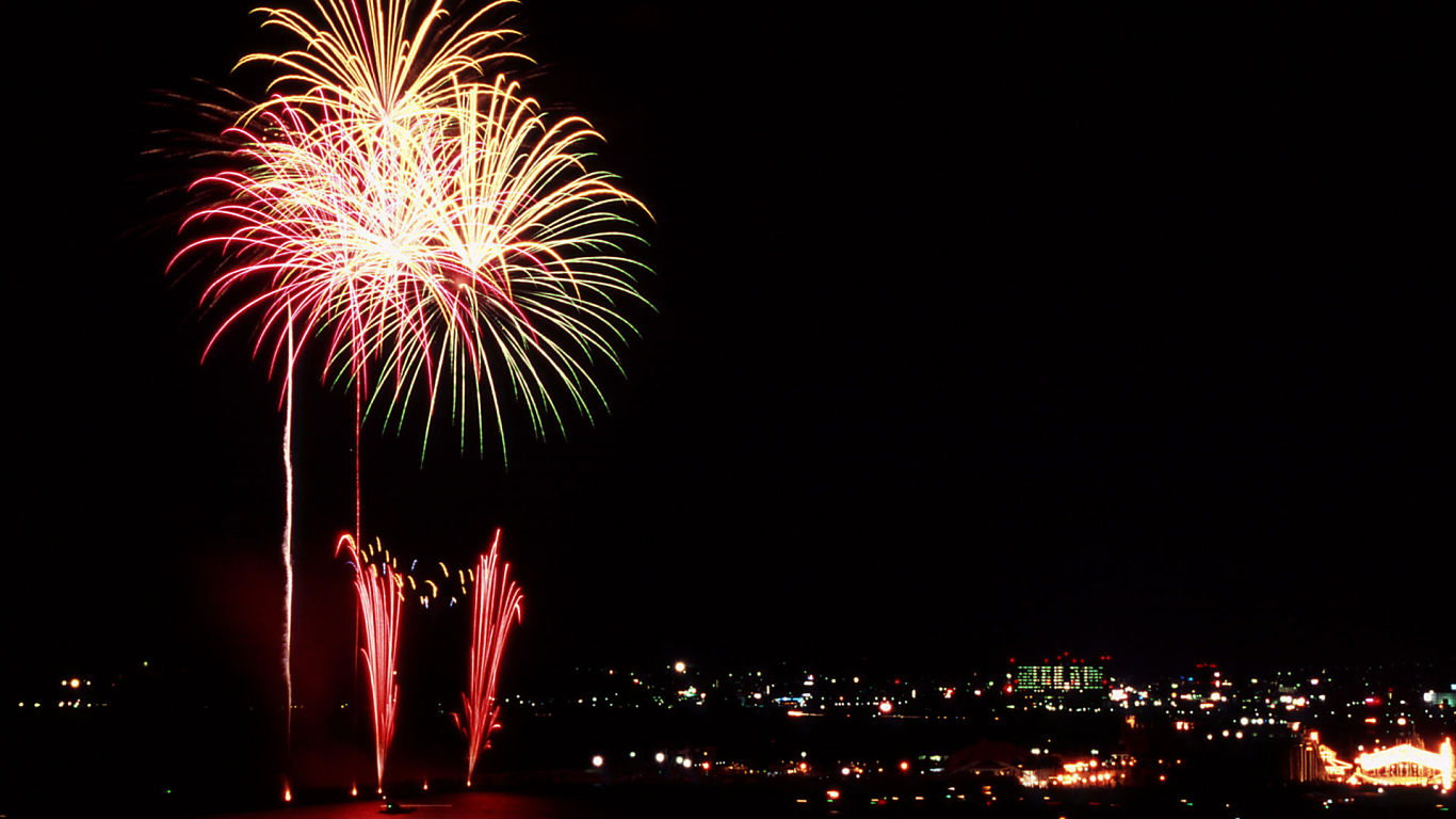 Fireworks #27 - 1366x768