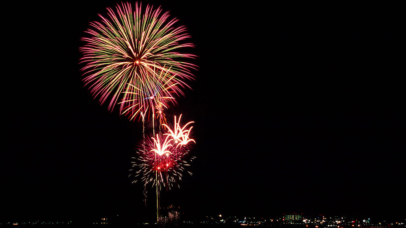 Fireworks #29 - 1366x768