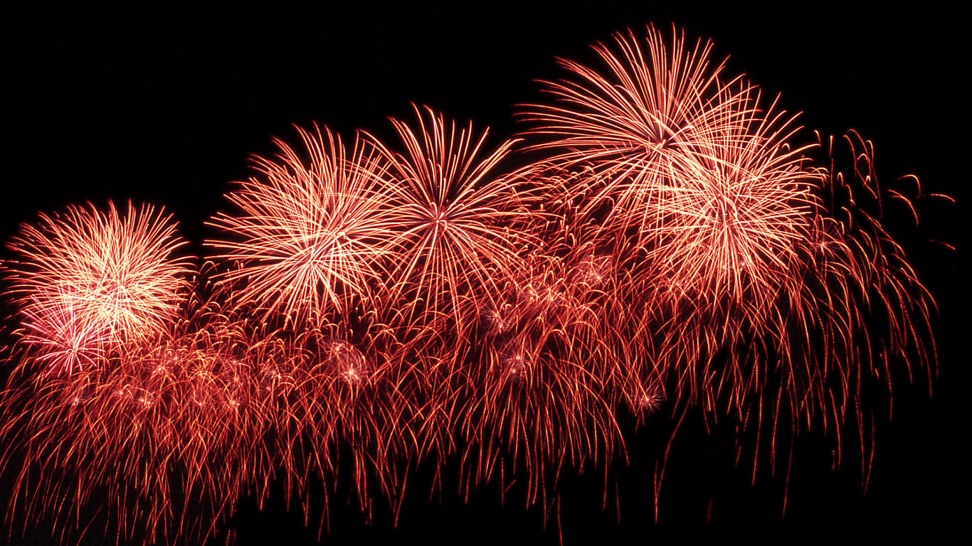 Fireworks #58 - 1366x768