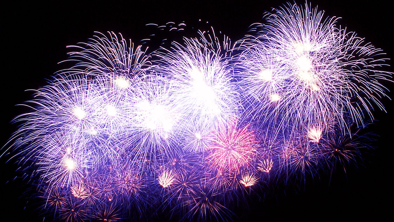 Fireworks #59 - 1366x768