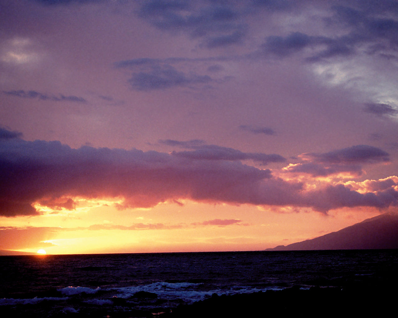 Evening scenery of Maui #2 - 1280x1024