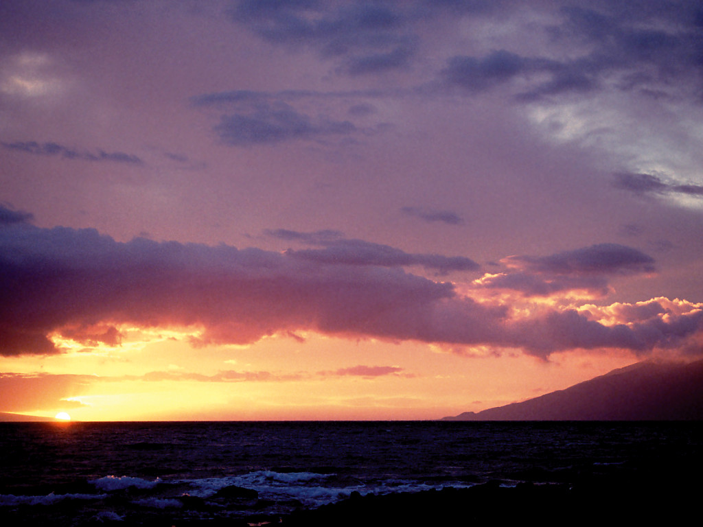 Evening scenery of Maui #2 - 1024x768