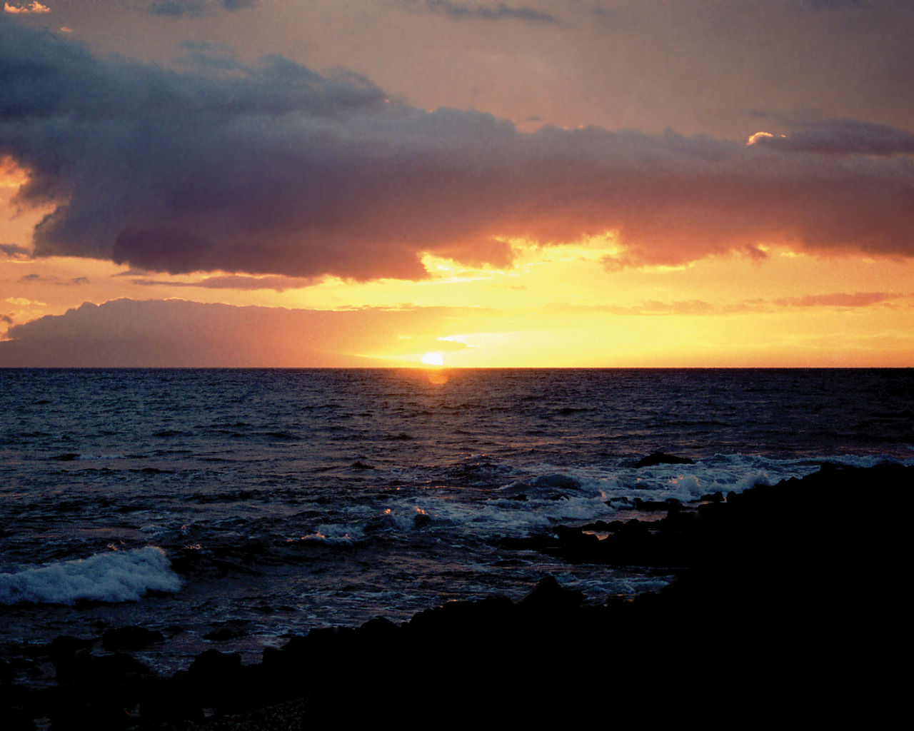 Evening scenery of Maui #3 - 1280x1024
