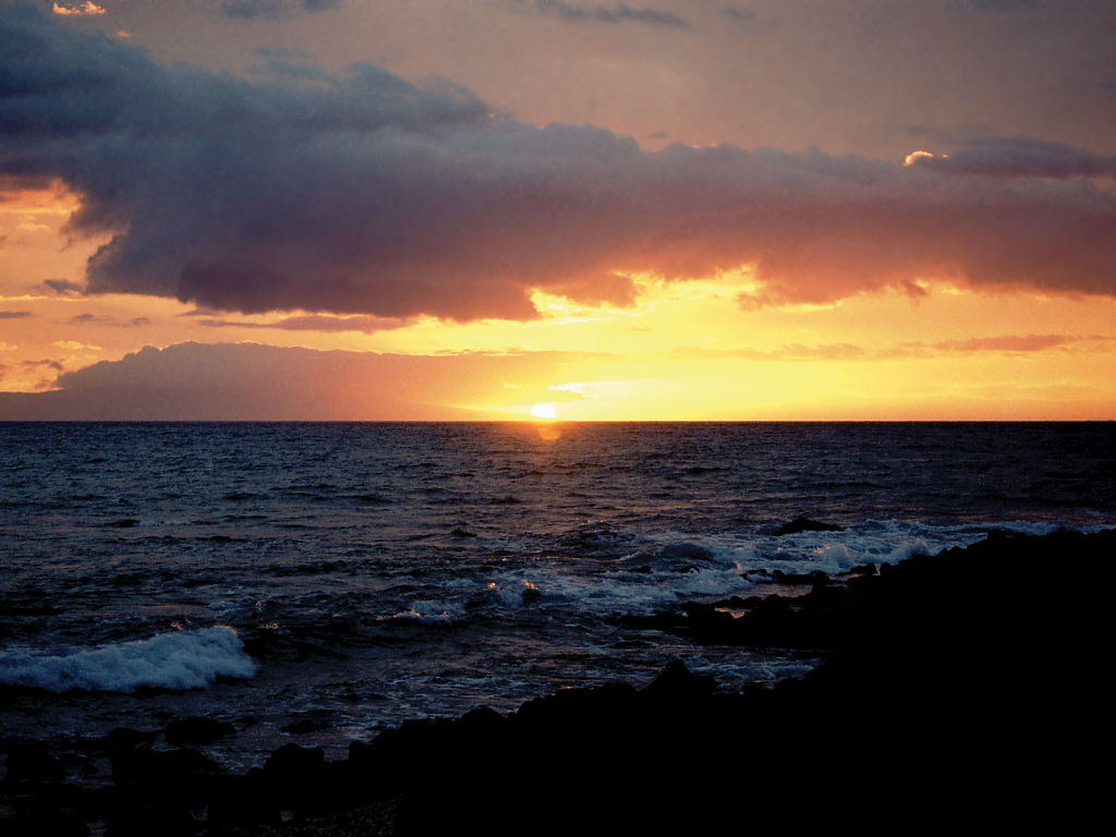 Evening scenery of Maui #3 - 1024x768