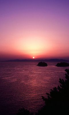 浪早崎 夕景 #7 - 240x400
