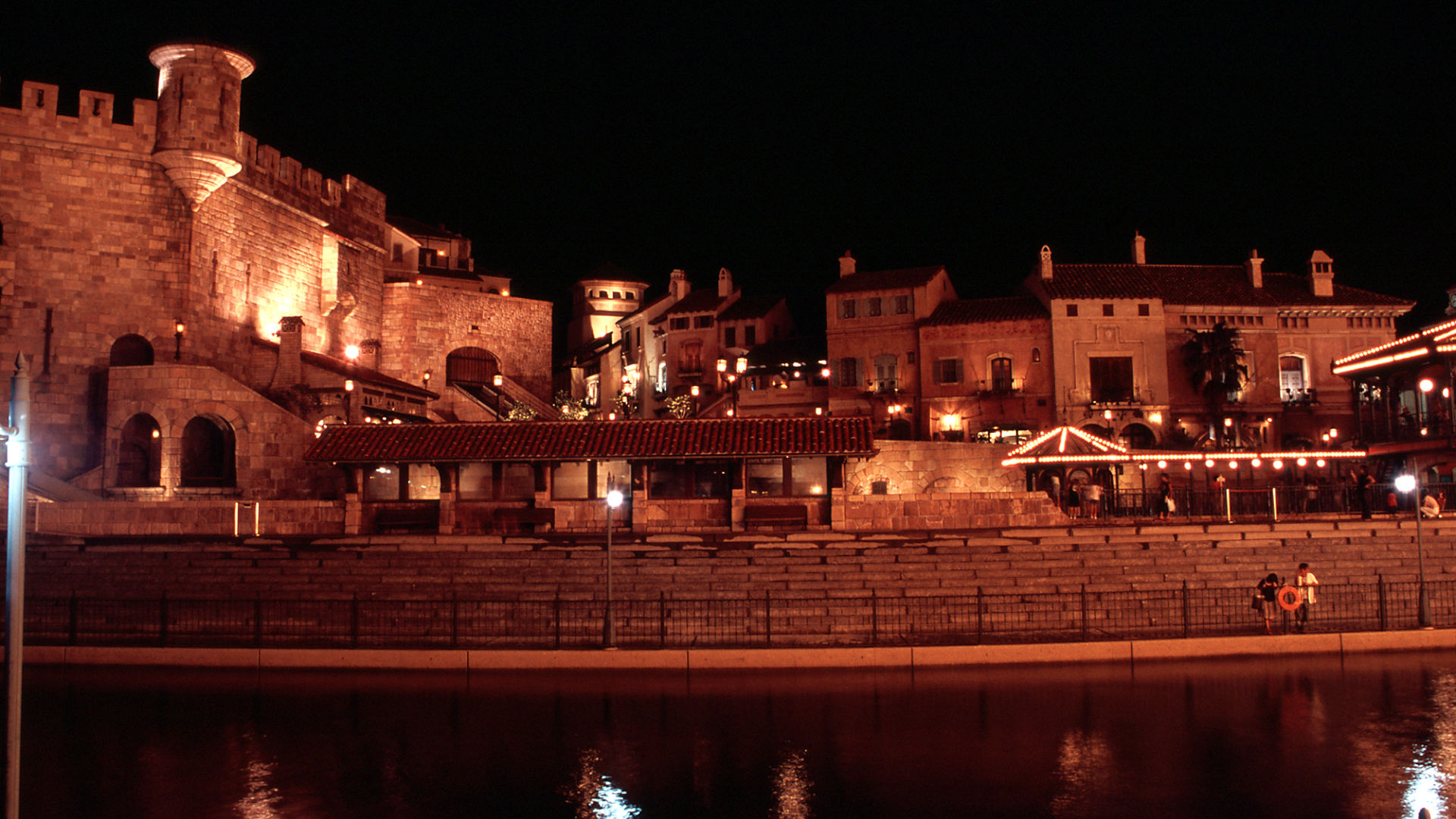 Night view of Porto Europe #3 - 1920x1080