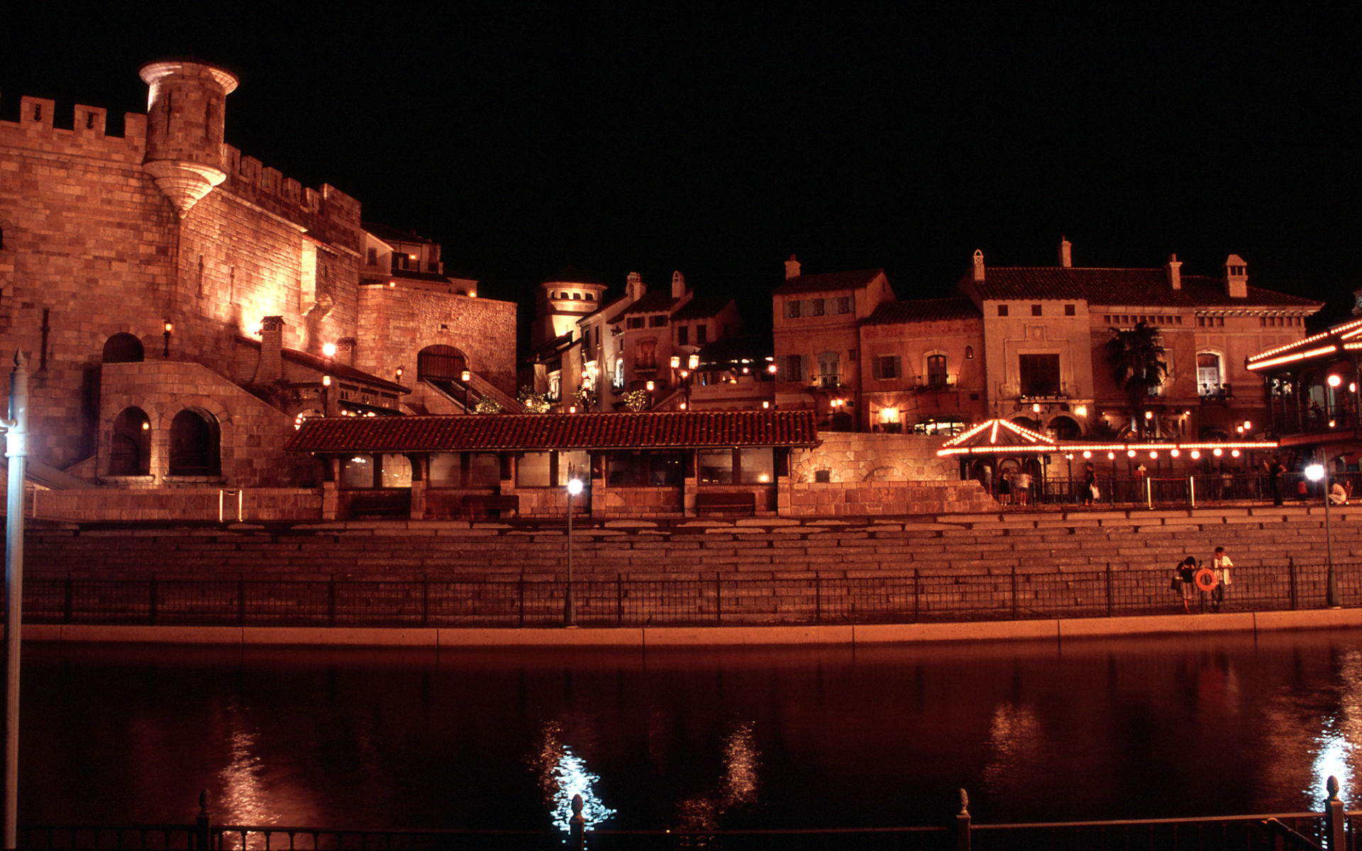 Night view of Porto Europe #3 - 1920x1200