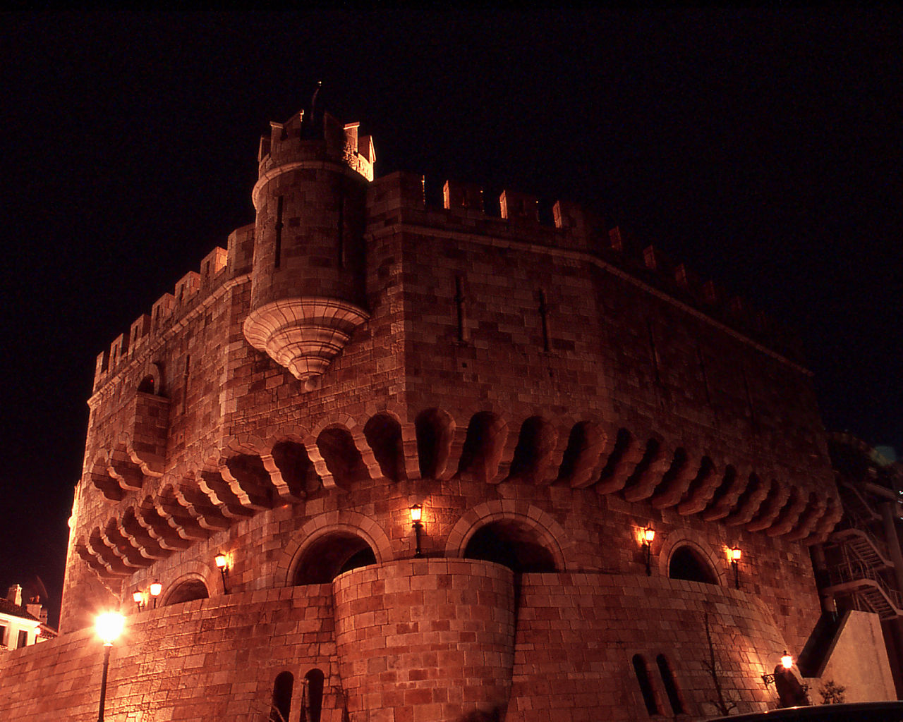 Night view of Porto Europe #6 - 1280x1024