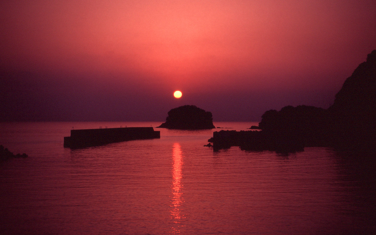 Evening scenery of Nanpazaki #5 - 1440x900