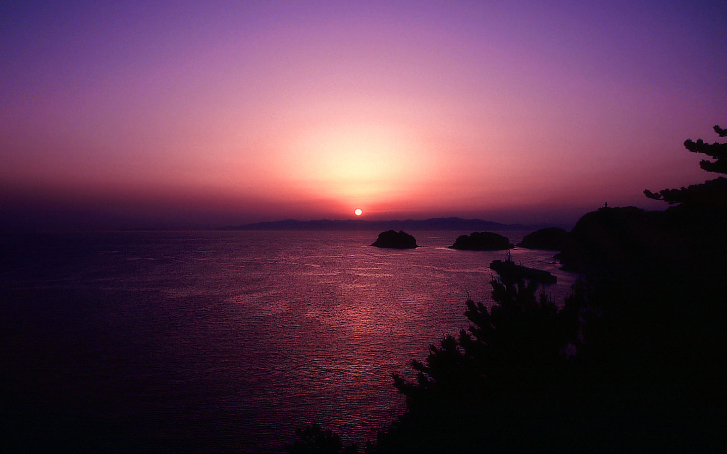 Evening scenery of Nanpazaki #7 - 1440x900