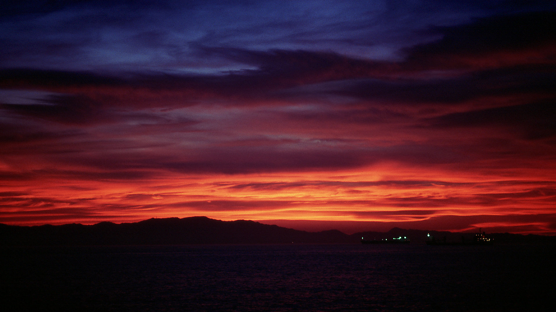 雑賀崎 夕景 #2 - 1920x1080