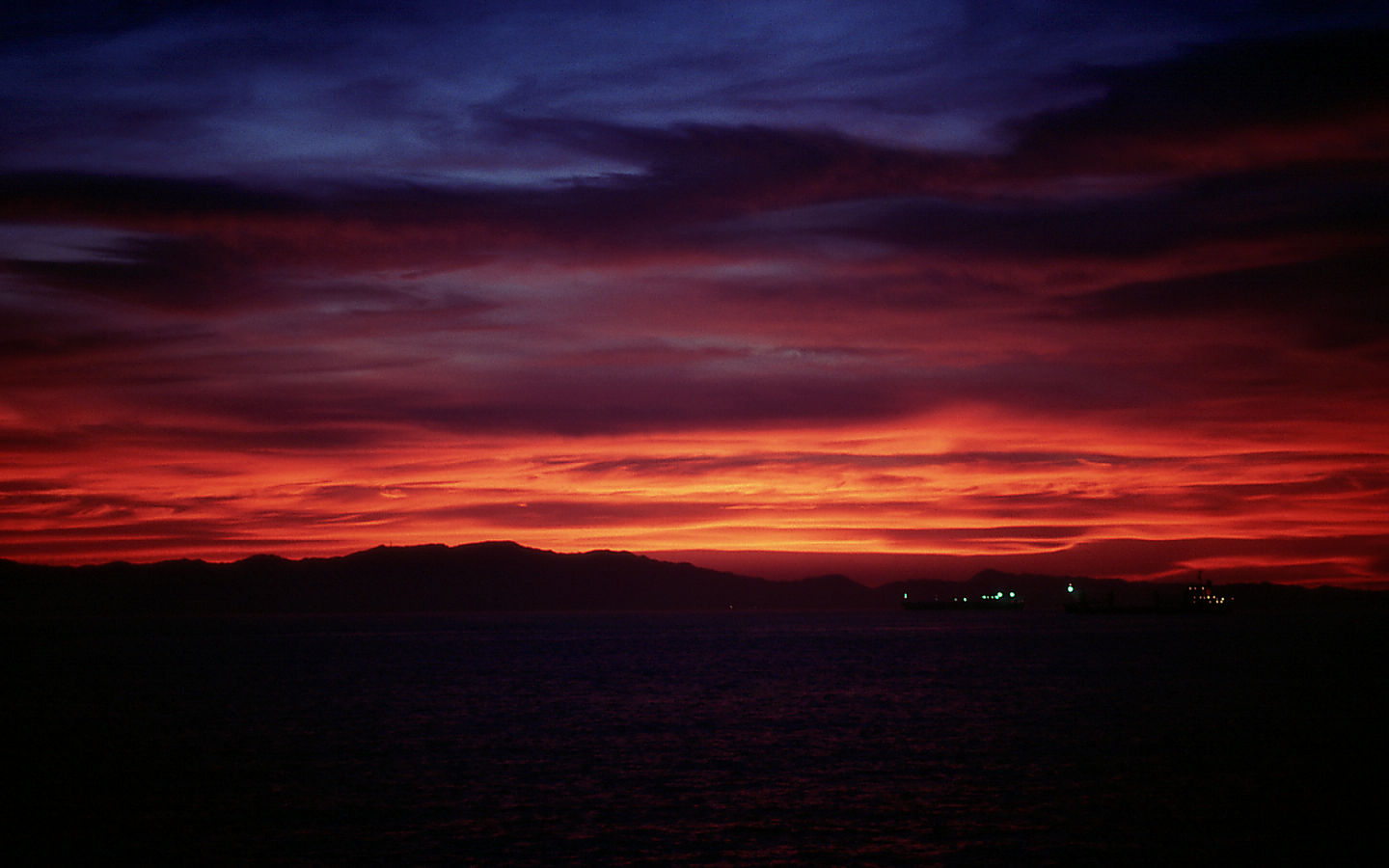 Evening scenery of Saikazaki #2 - 1440x900