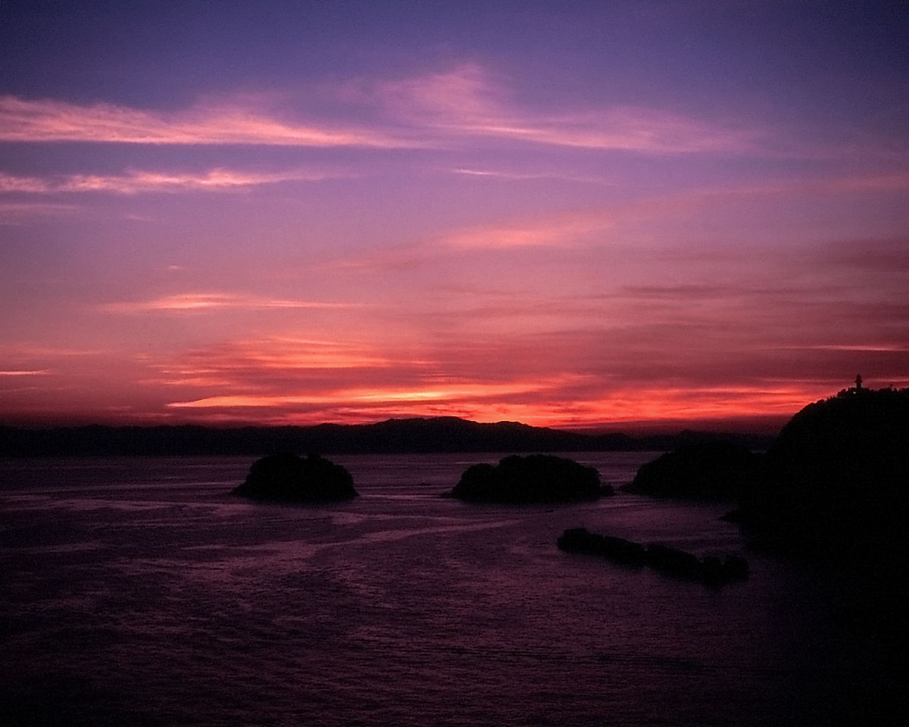 Evening scenery of Nanpazaki #9 - 1280x1024