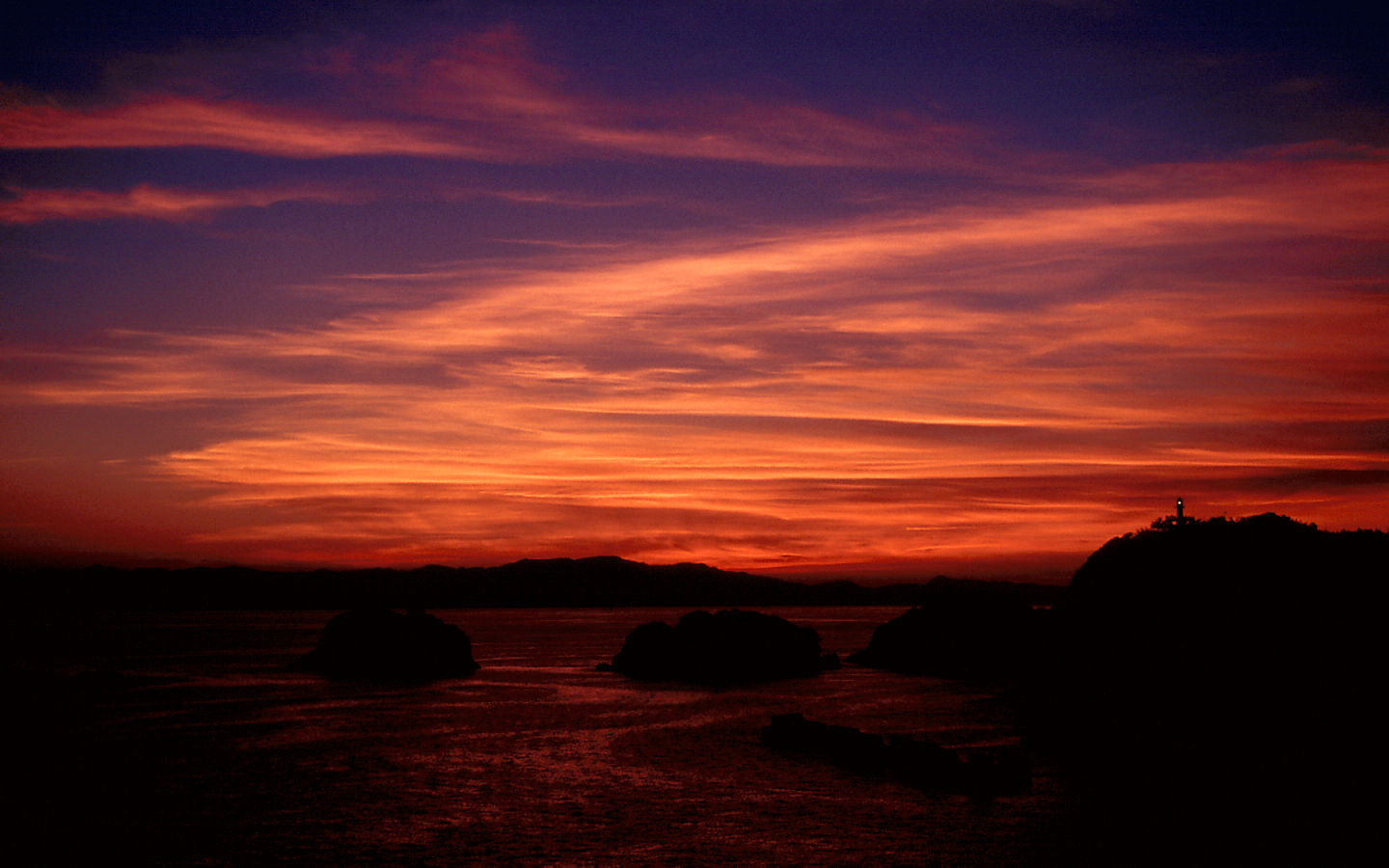 Evening scenery of Nanpazaki #10 - 1440x900