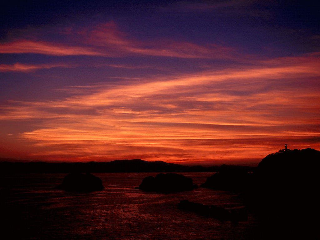 浪早崎 夕景 #10 - 1024x768