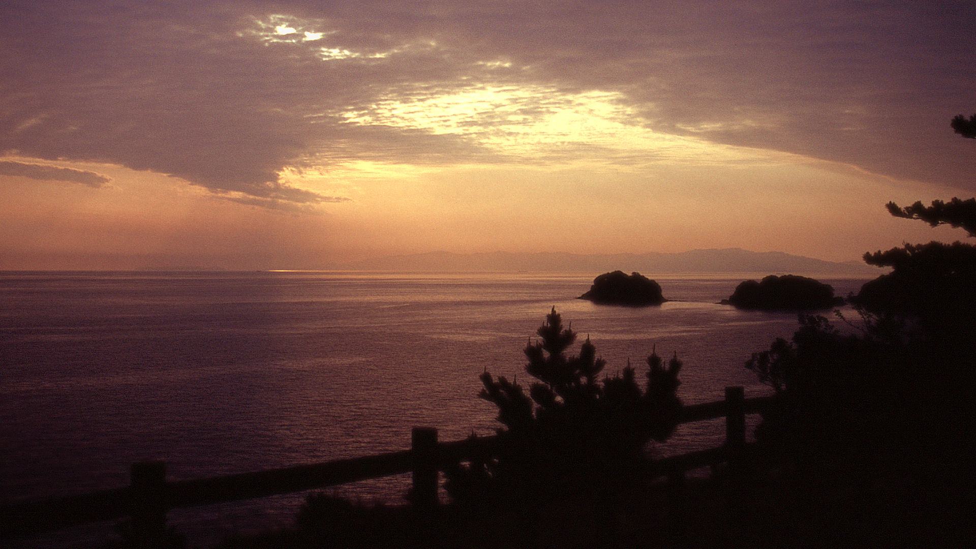 浪早崎 夕景 #12 - 1920x1080