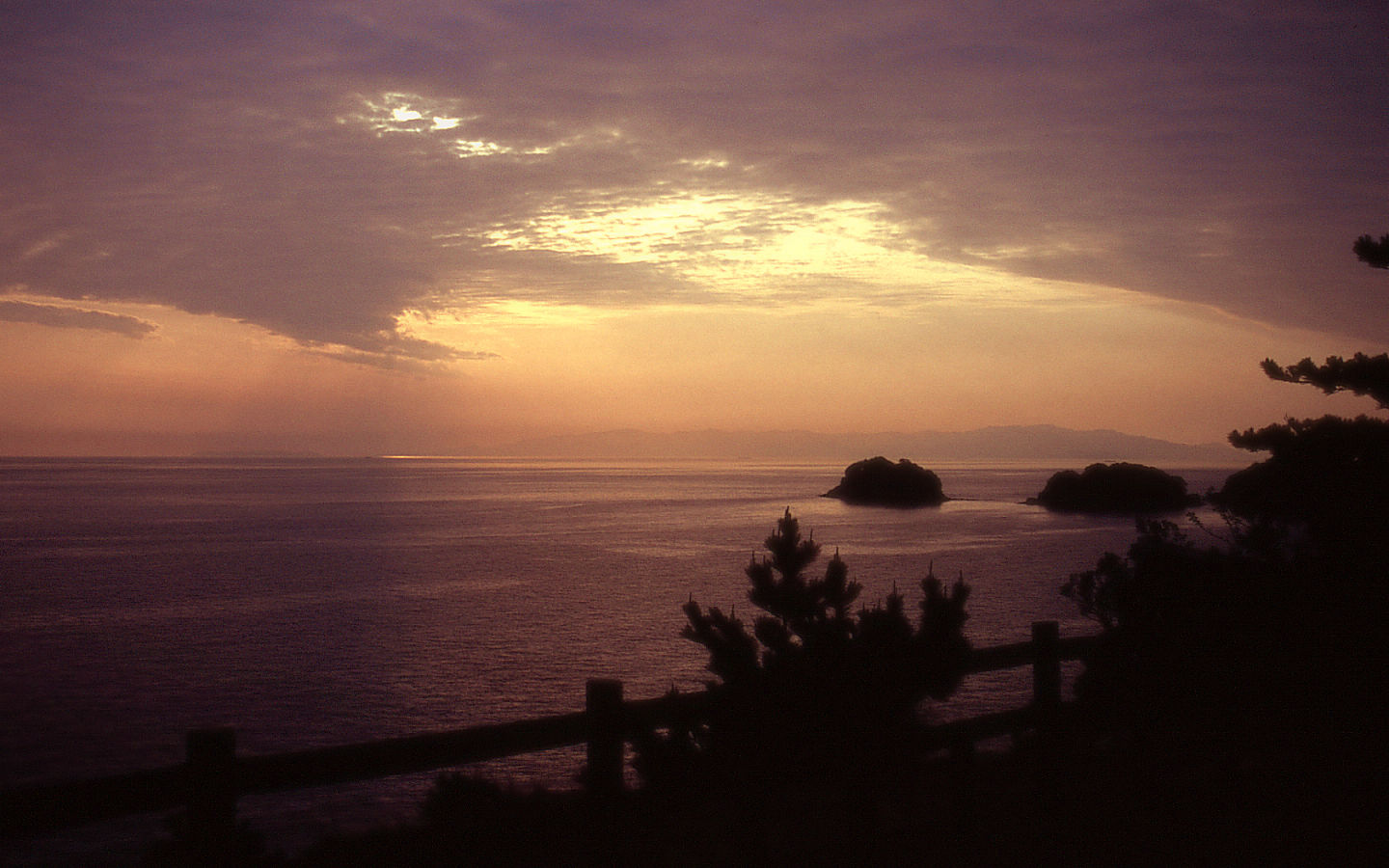 Evening scenery of Nanpazaki #12 - 1440x900