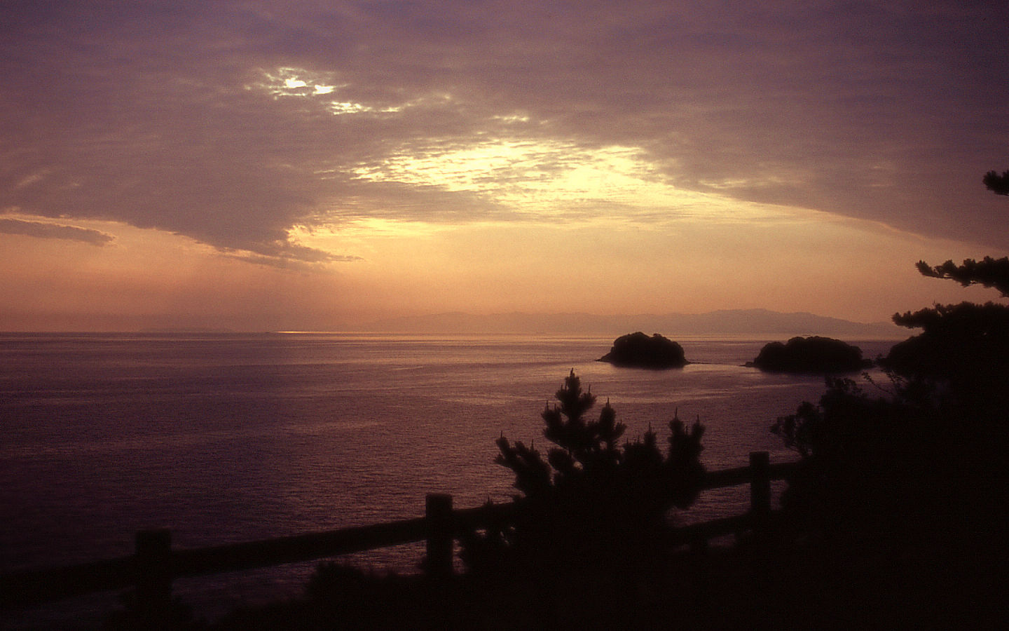 浪早崎 夕景 #12 - 1440x900