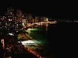 Night view of Waikiki