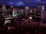 Night view of Honolulu